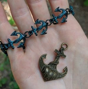 ⚓Anchor Bracelet + Anchor Pendant ⚓